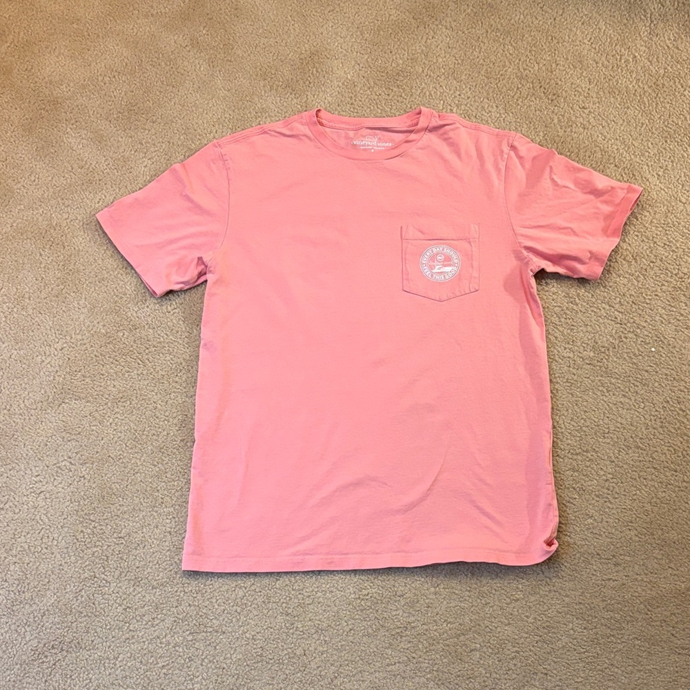 Vineyard Vines Pink Short Sleeve Tee